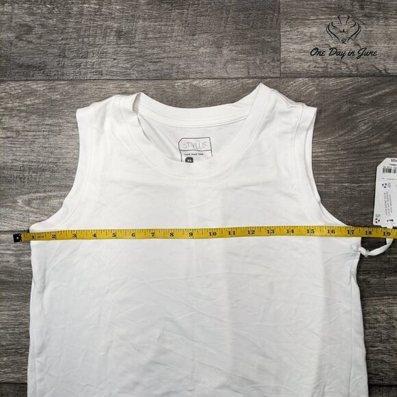 Stylus Crew Neck Sleeveless Tank Top Size XS - Picture 2 of 4